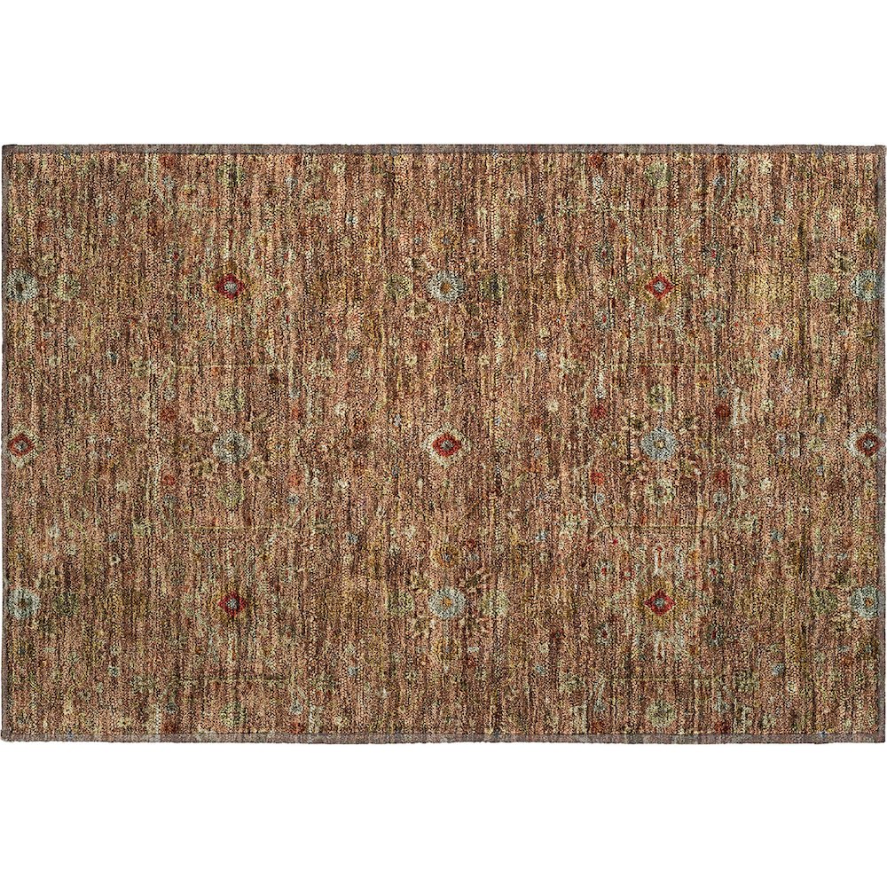 Premium Machine Washable Mayfield AMF1130 Paprika 1'8" x 2'6" Rug. Picture 1