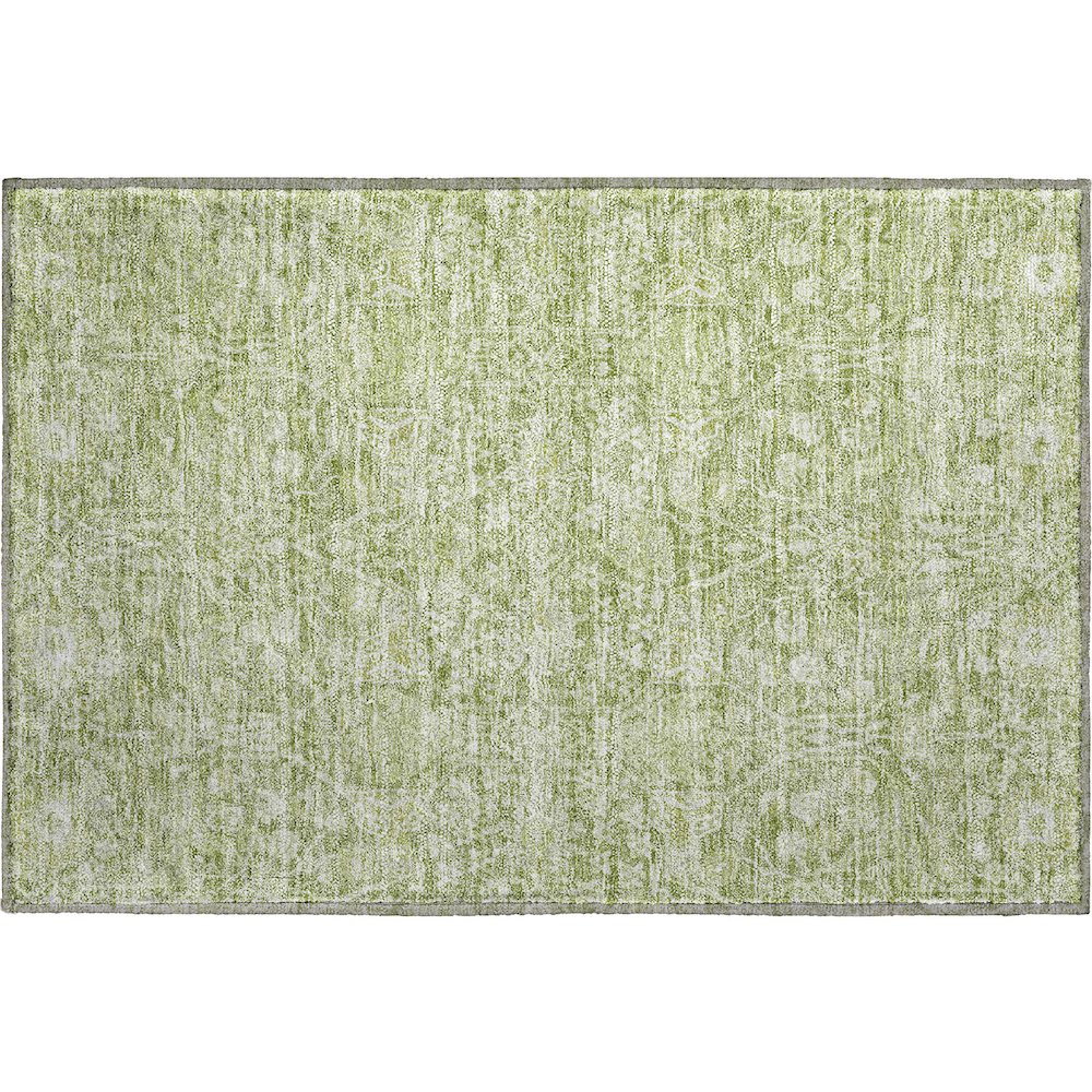 Premium Machine Washable Mayfield AMF1133 Aloe 1'8" x 2'6" Rug. Picture 1