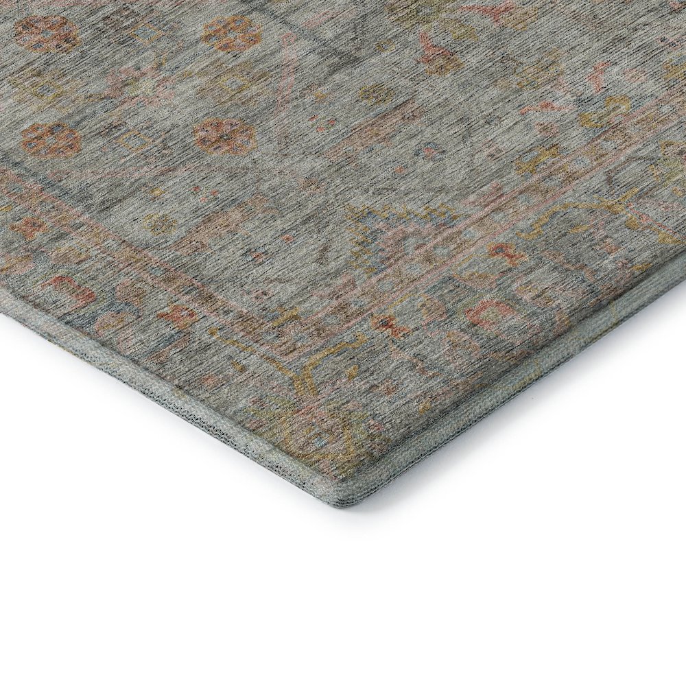 Premium Machine Washable Mayfield AMF1136 Taupe 1'8" x 2'6" Rug. Picture 3