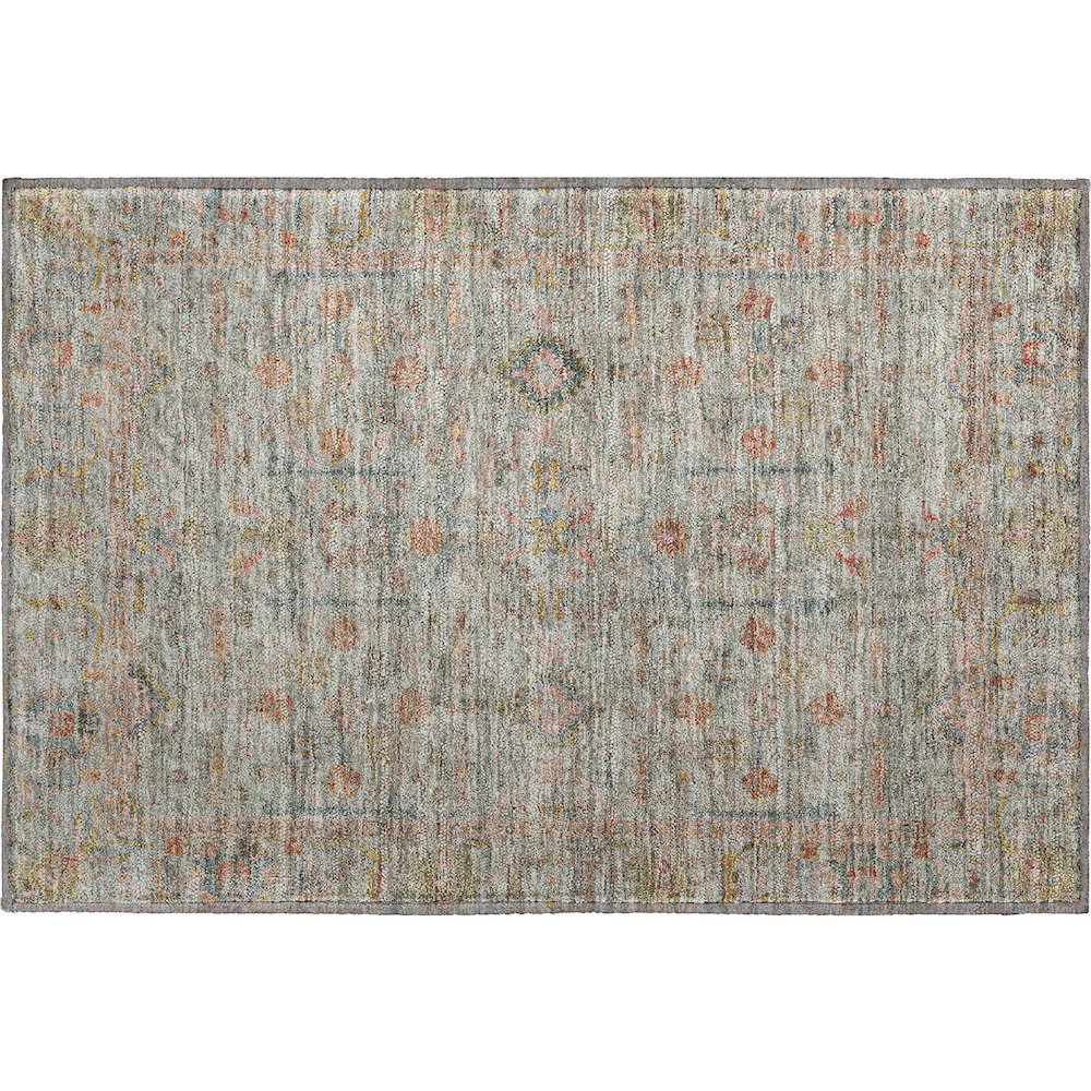 Premium Machine Washable Mayfield AMF1136 Taupe 1'8" x 2'6" Rug. Picture 1