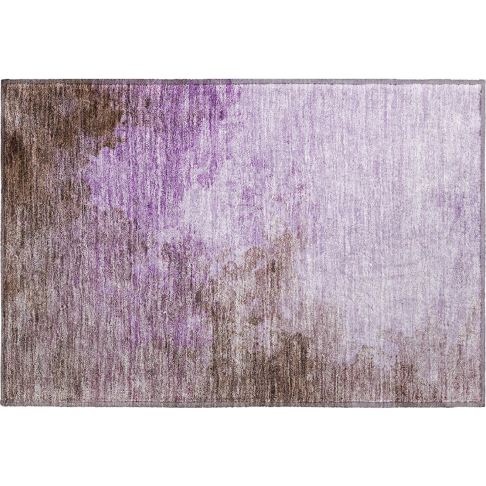 Premium Machine Washable Mayfield AMF1138 Lavender 1'8" x 2'6" Rug. Picture 1