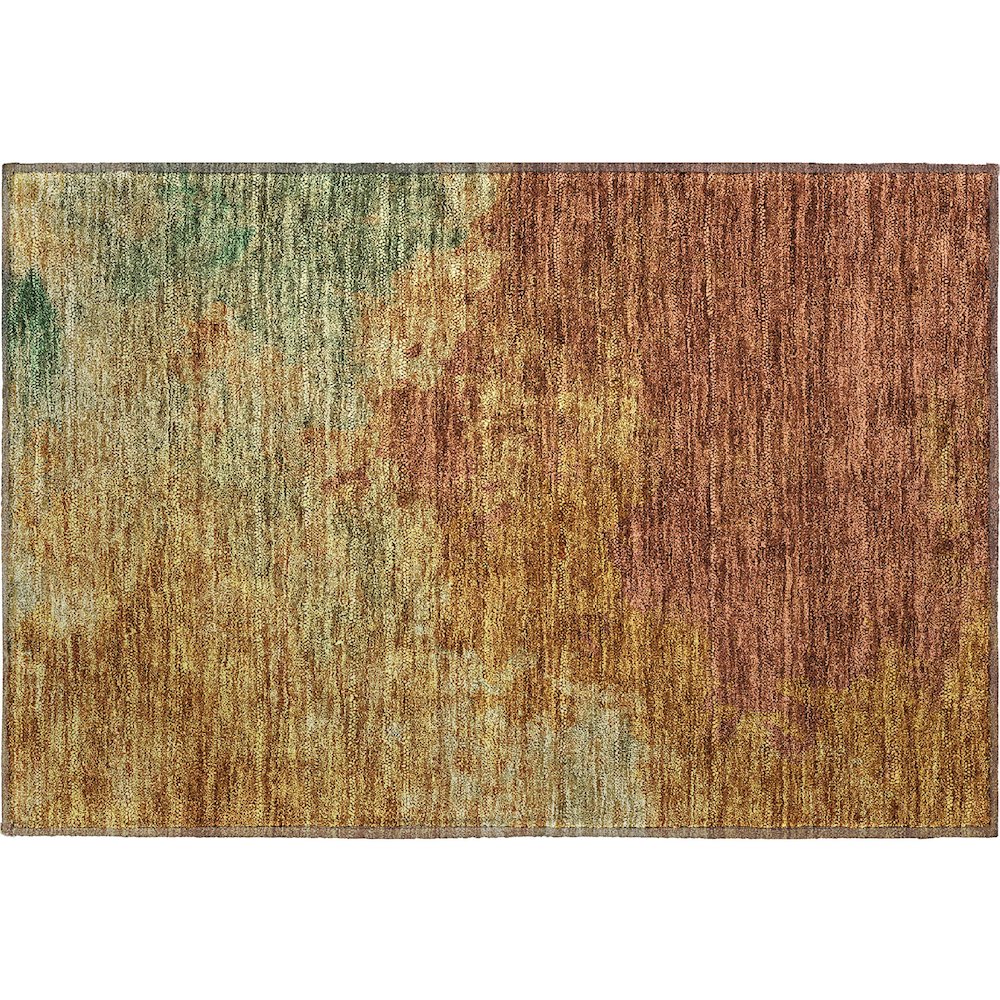 Premium Machine Washable Mayfield AMF1138 Paprika 1'8" x 2'6" Rug. Picture 1