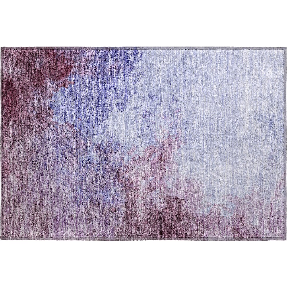Premium Machine Washable Mayfield AMF1138 Purple 1'8" x 2'6" Rug. Picture 1