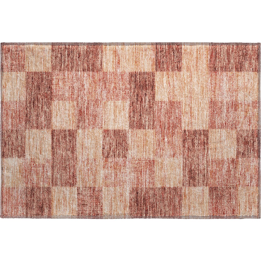 Premium Machine Washable Mayfield AMF1139 Paprika 1'8" x 2'6" Rug. Picture 1