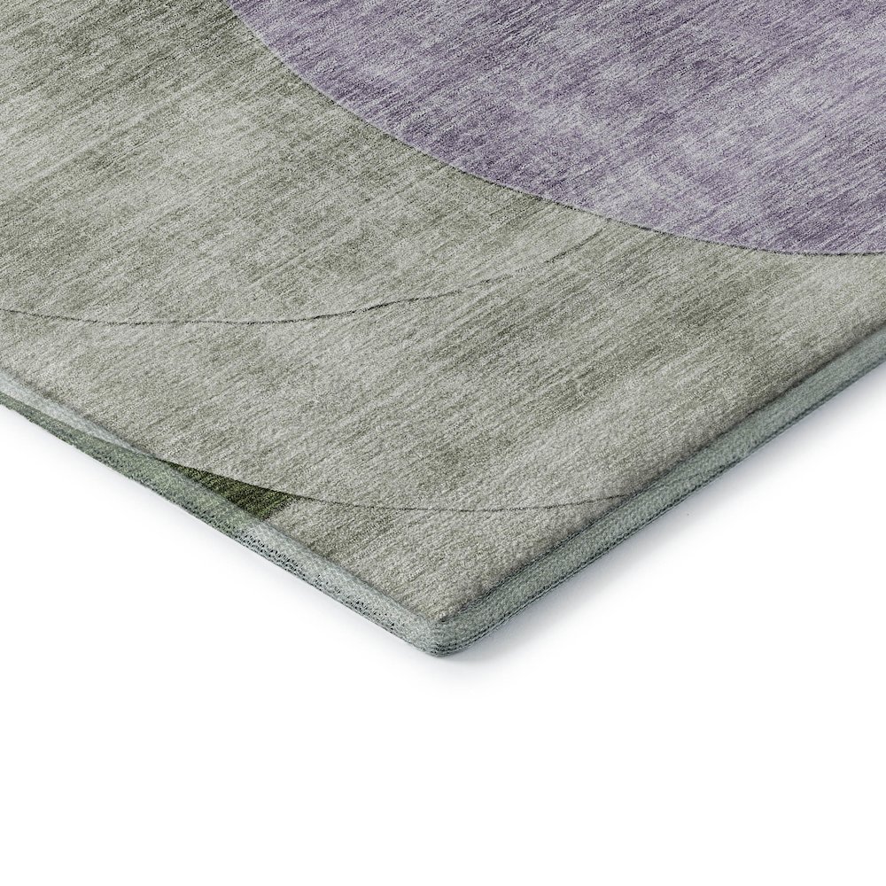 Premium Machine Washable Mayfield AMF1140 Lavender 1'8" x 2'6" Rug. Picture 3