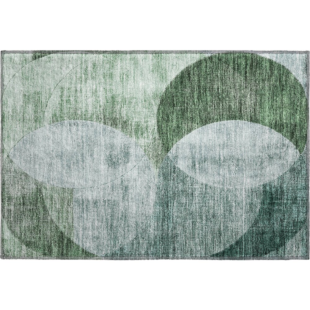 Premium Machine Washable Mayfield AMF1140 Seafoam 1'8" x 2'6" Rug. Picture 1