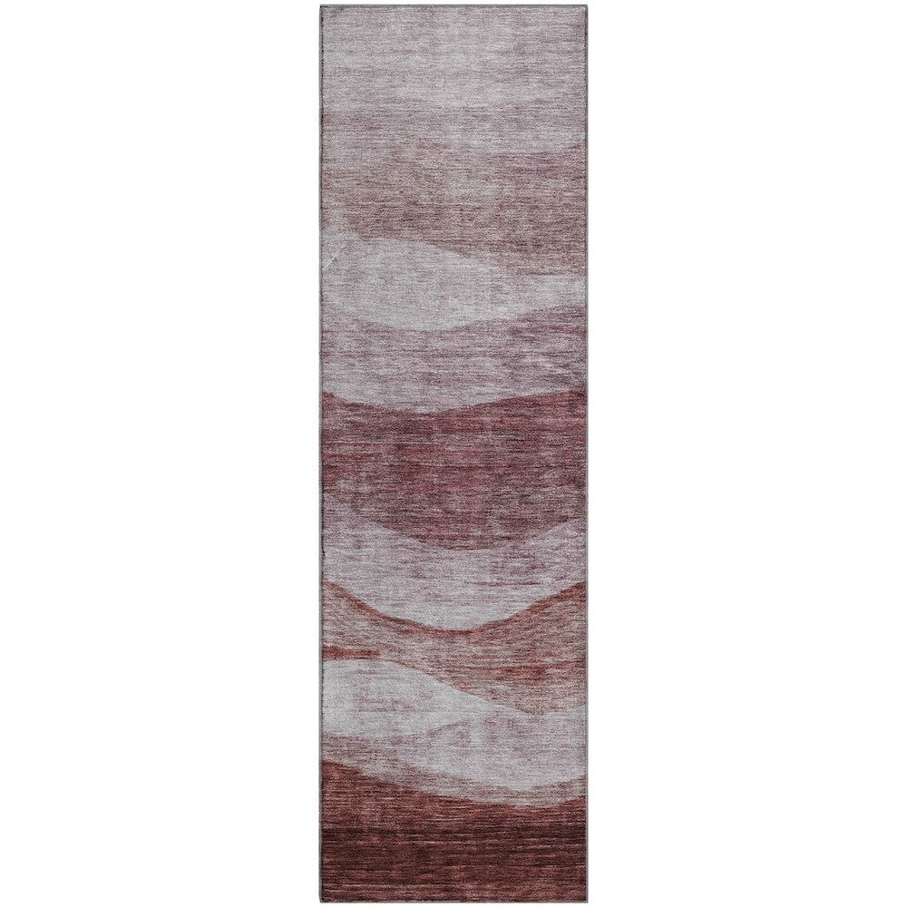 Premium Machine Washable Mayfield AMF1141 Blush 2'3" x 7'6" Runner Rug. Picture 1