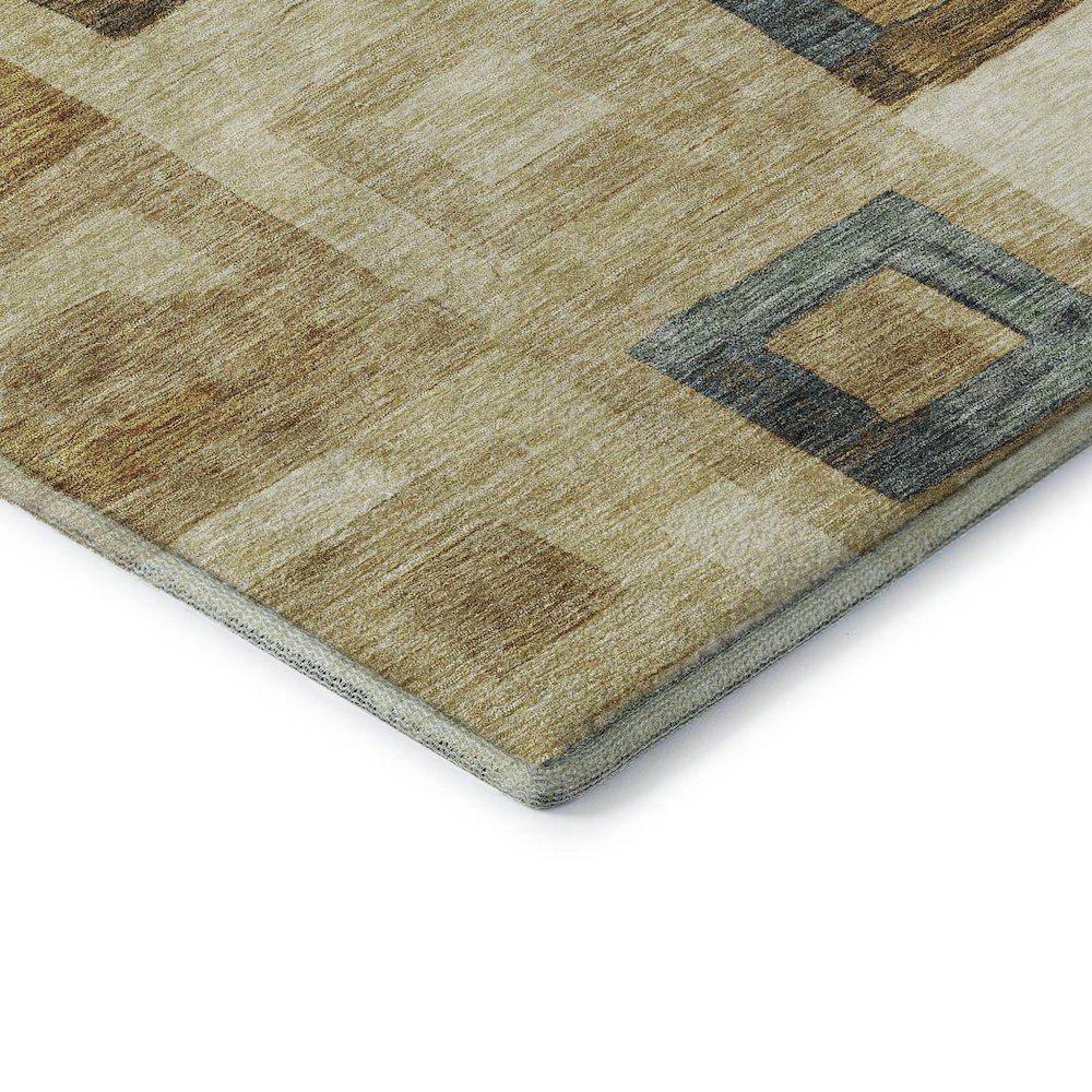 Premium Machine Washable Mayfield AMF1142 Beige 1'8" x 2'6" Rug. Picture 3