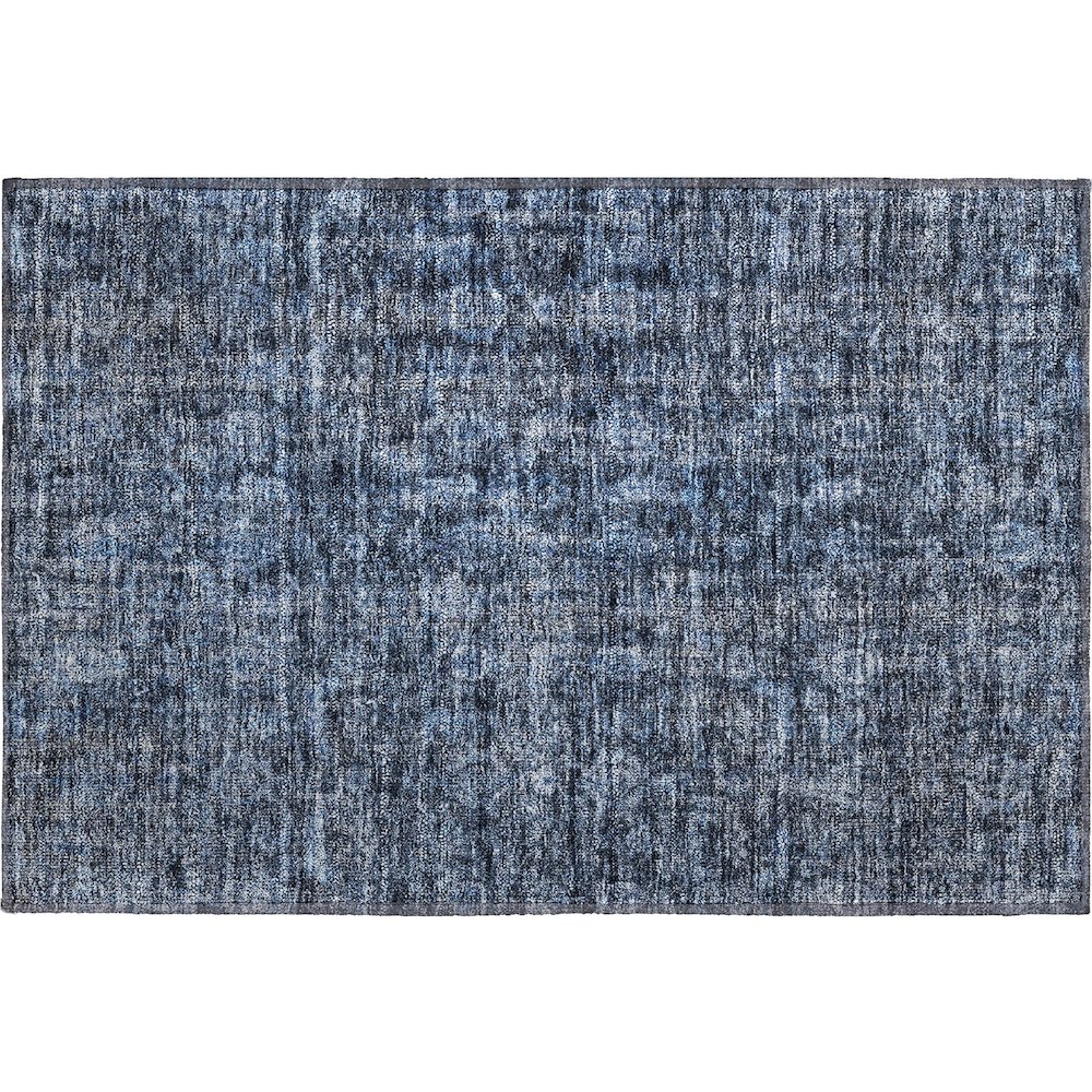 Premium Machine Washable Mayfield AMF1145 Blue 1'8" x 2'6" Rug. Picture 1
