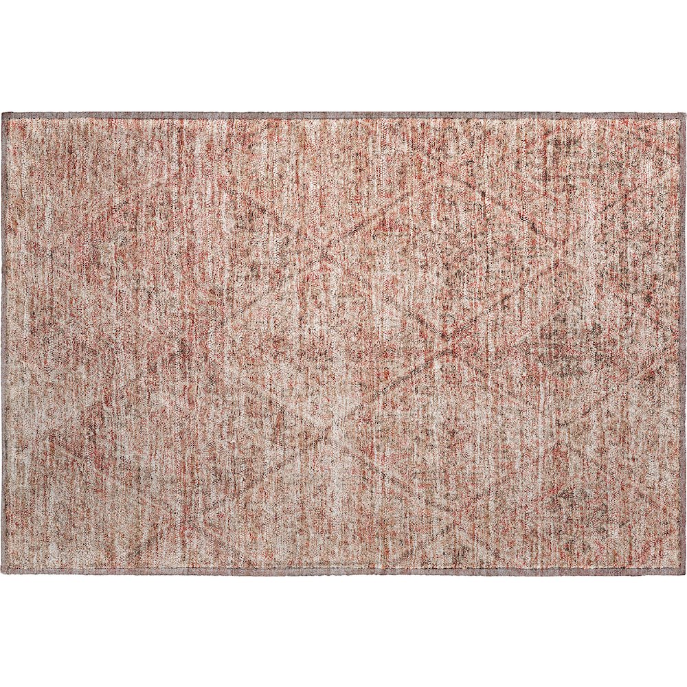 Premium Machine Washable Mayfield AMF1148 Pink 1'8" x 2'6" Rug. Picture 1