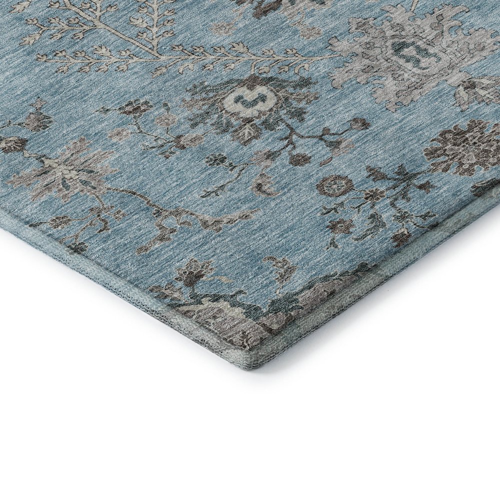 Premium Machine Washable Mayfield AMF1156 Sky 1'8" x 2'6" Rug. Picture 3
