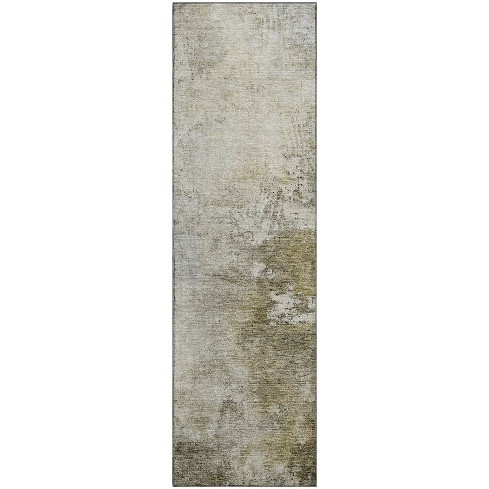 Premium Machine Washable Mayfield AMF1158 Wheat 2'3" x 7'6" Runner Rug. Picture 1