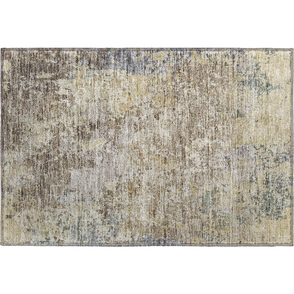Premium Machine Washable Mayfield AMF1162 Beige 1'8" x 2'6" Rug. Picture 1