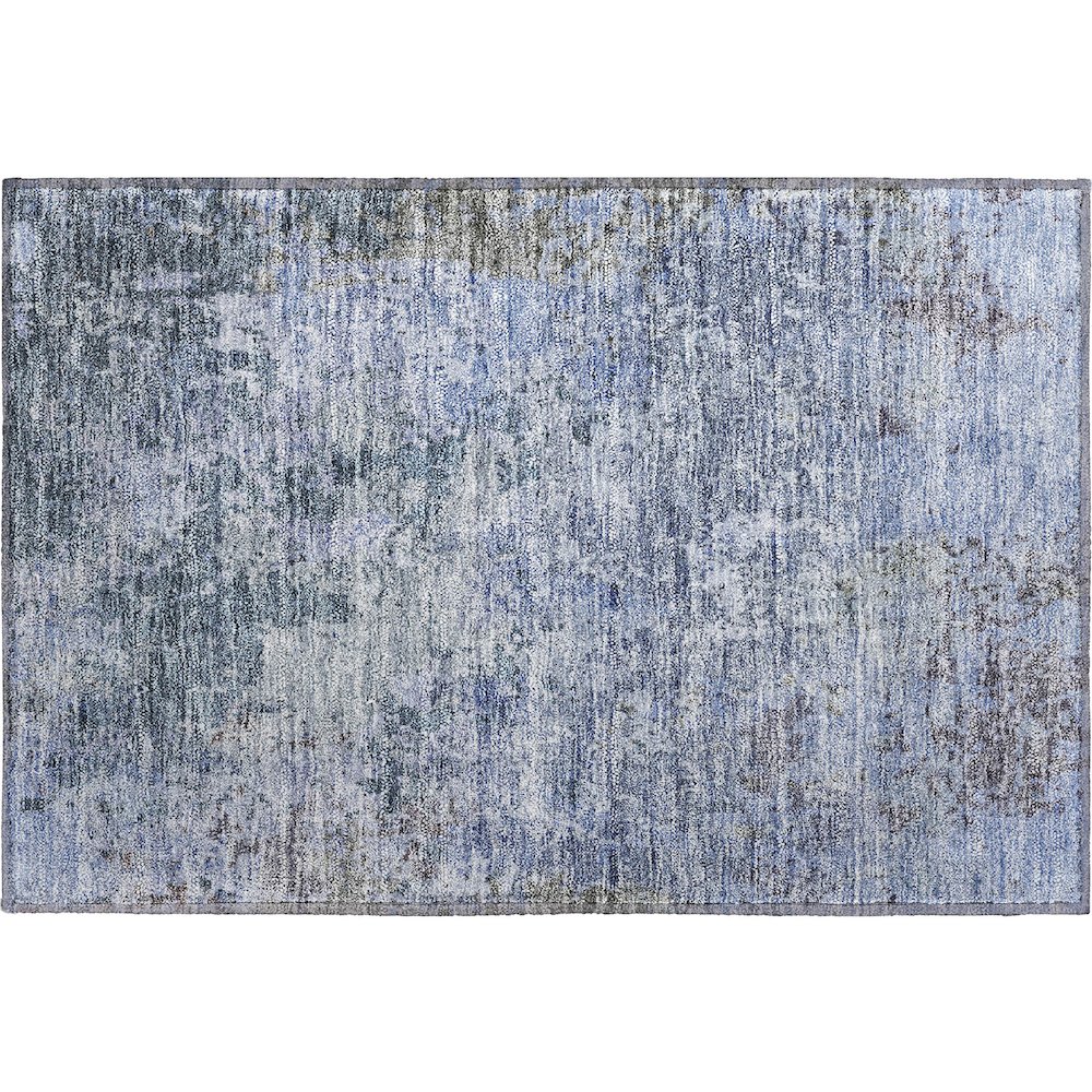 Premium Machine Washable Mayfield AMF1162 Blue 1'8" x 2'6" Rug. Picture 1