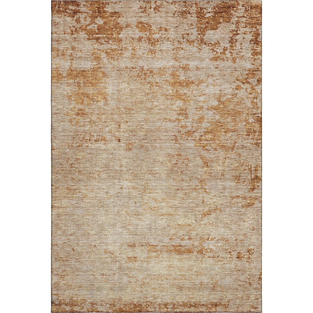 Premium Machine Washable Mayfield AMF1164 Copper 2'6" x 3'10" Rug. Picture 1