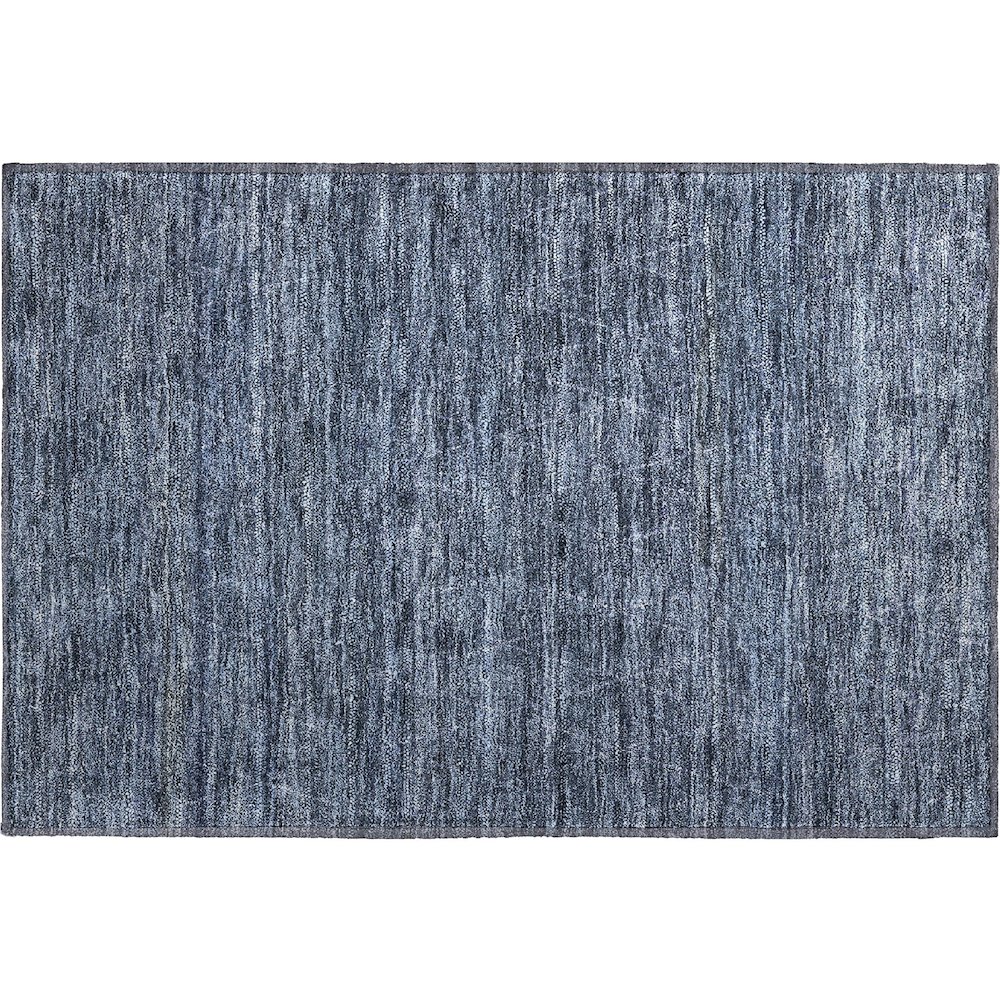 Premium Machine Washable Mayfield AMF1165 Navy 1'8" x 2'6" Rug. Picture 1