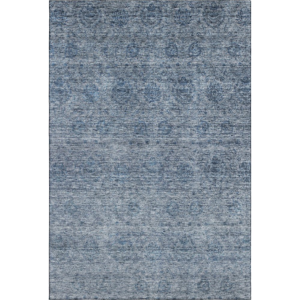 Premium Machine Washable Mayfield AMF1170 Blue 2'6" x 3'10" Rug. Picture 1