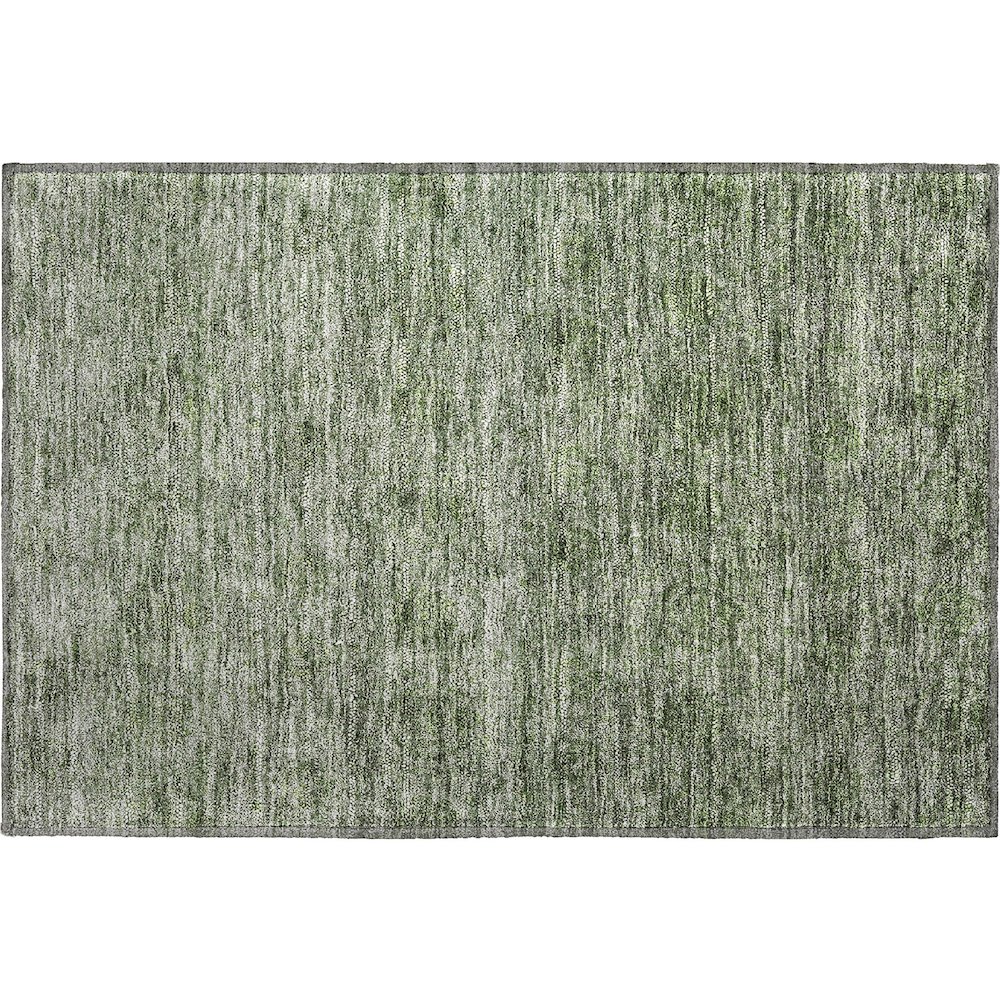Premium Machine Washable Mayfield AMF1170 Olive 1'8" x 2'6" Rug. Picture 1