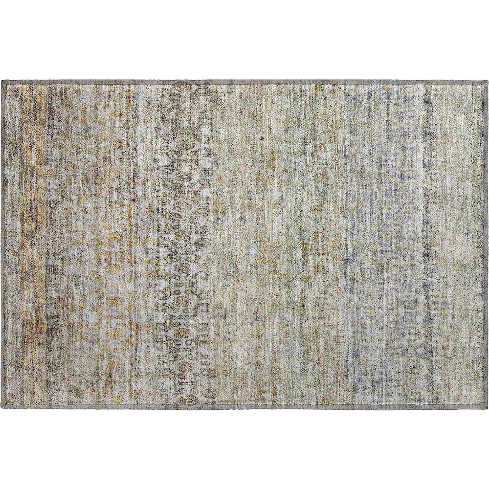 Premium Machine Washable Mayfield AMF1173 Seafoam 1'8" x 2'6" Rug. Picture 1