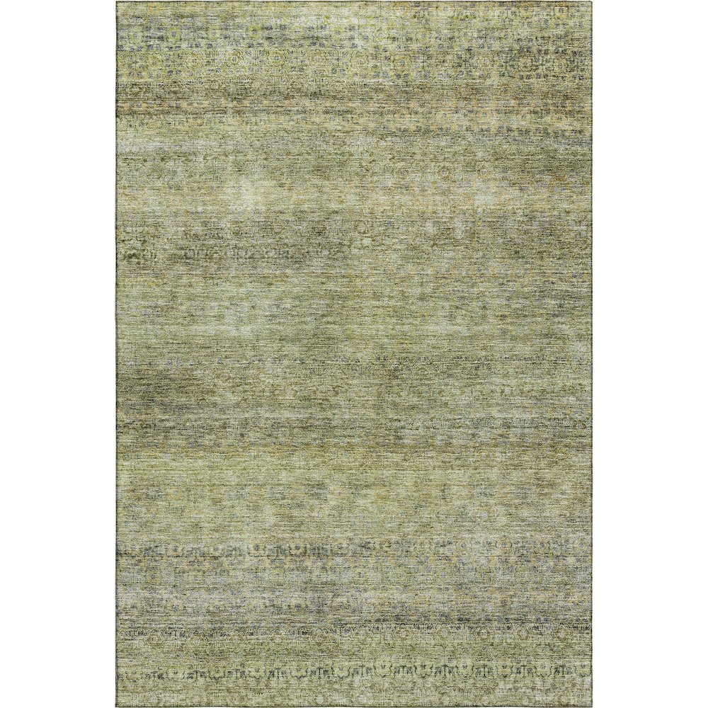 Premium Machine Washable Mayfield AMF1174 Aloe 2'6" x 3'10" Rug. Picture 1