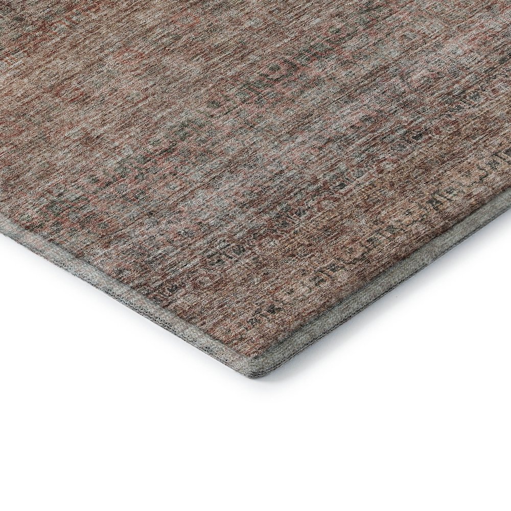 Premium Machine Washable Mayfield AMF1174 Coral 1'8" x 2'6" Rug. Picture 3