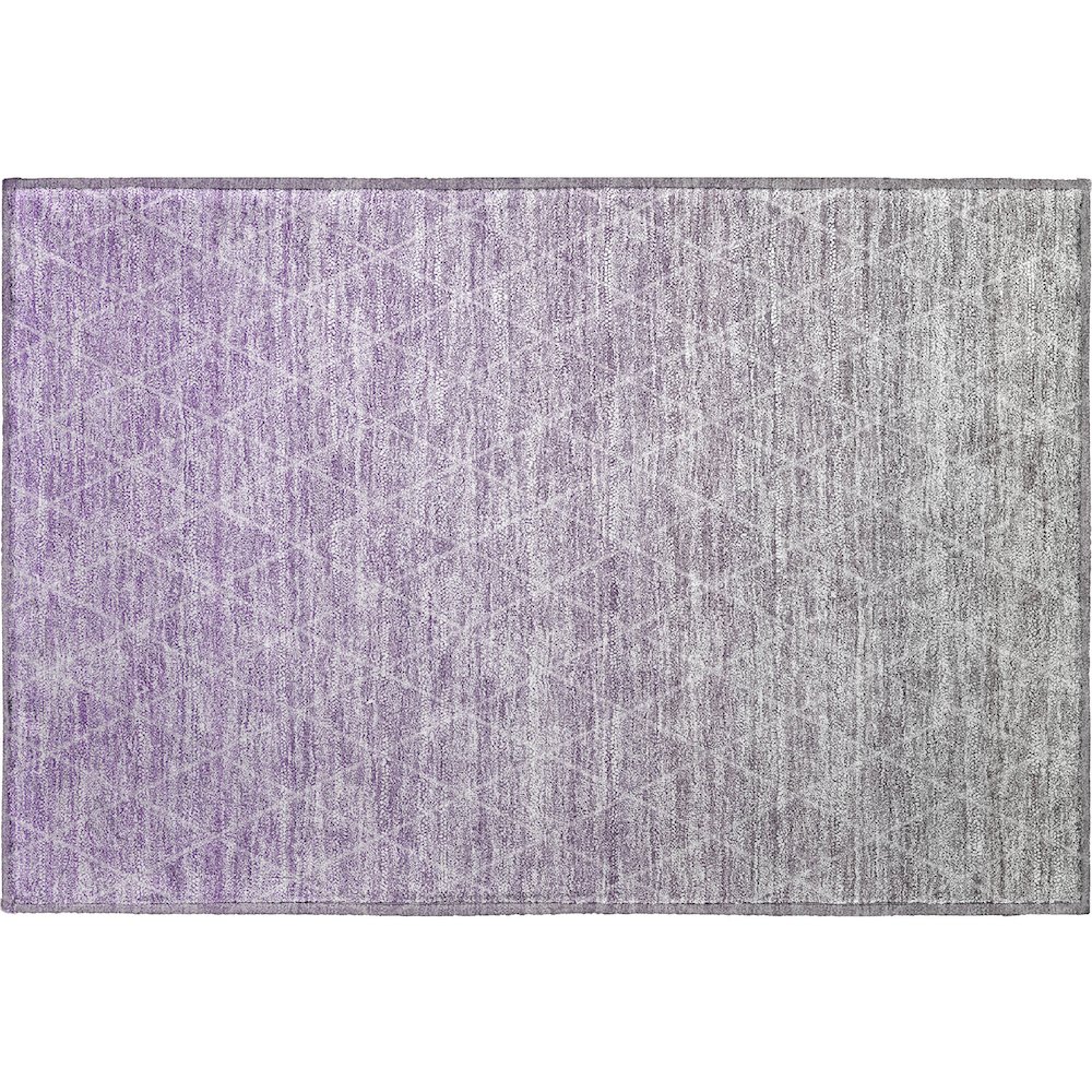 Premium Machine Washable Mayfield AMF1175 Lavender 1'8" x 2'6" Rug. Picture 1