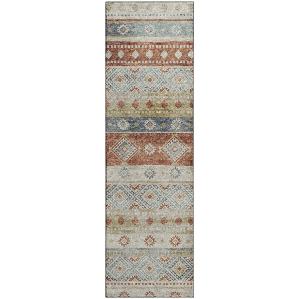 Premium Machine Washable Mayfield  Desert 2'3" x 7'6" Runner Rug. Picture 1