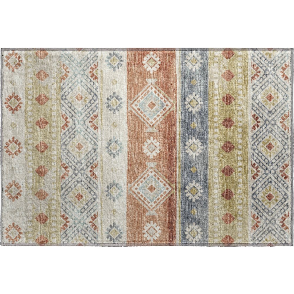 Premium Machine Washable Mayfield  Desert 1'8" x 2'6" Rug. Picture 1