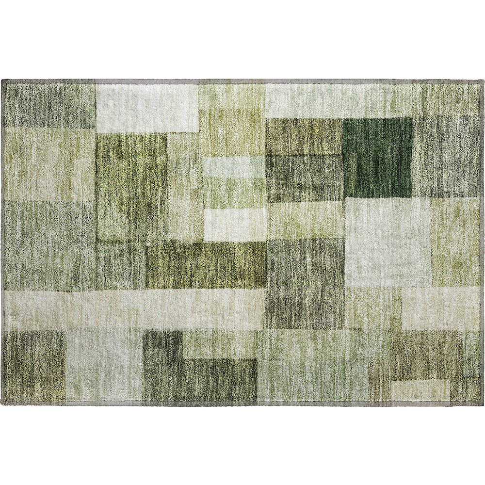 Premium Machine Washable Mayfield AMF1190 Sage 1'8" x 2'6" Rug. Picture 1