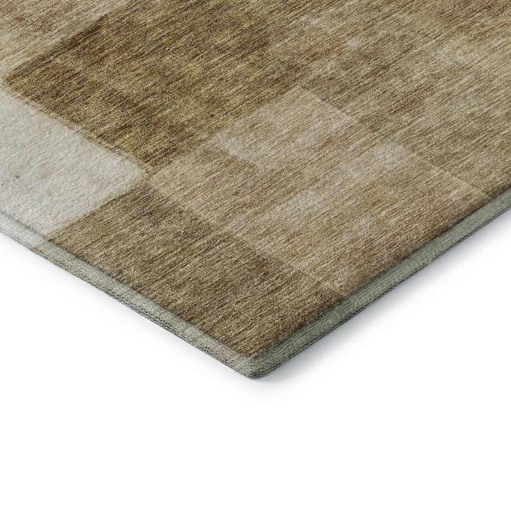Premium Machine Washable Mayfield AMF1190 Terracotta 1'8" x 2'6" Rug. Picture 3