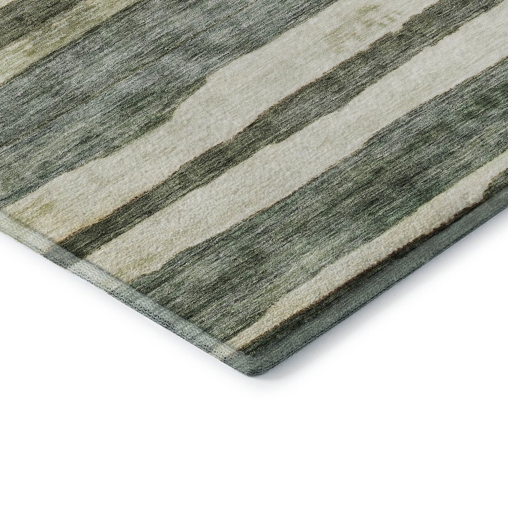 Premium Machine Washable Mayfield AMF1191 Sage 1'8" x 2'6" Rug. Picture 3