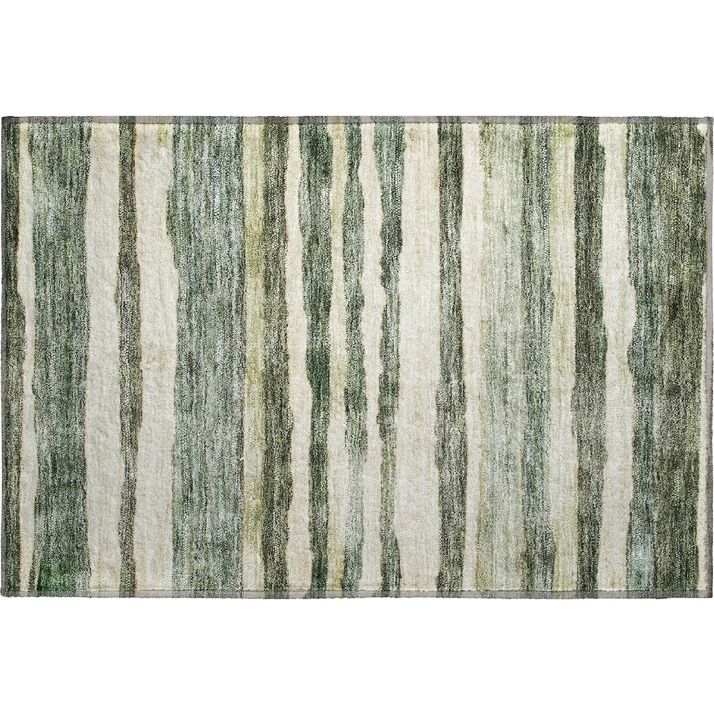 Premium Machine Washable Mayfield AMF1191 Sage 1'8" x 2'6" Rug. Picture 1