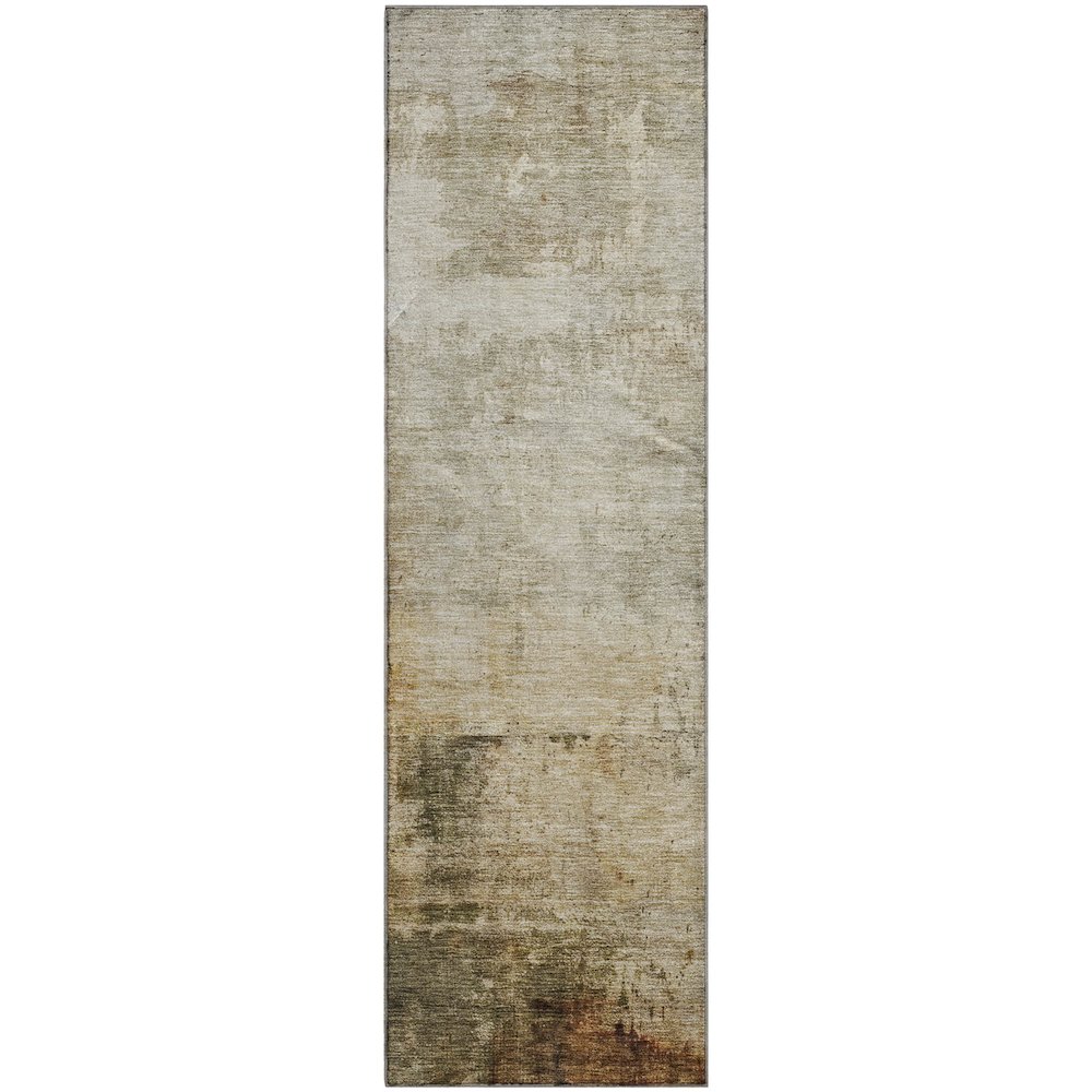Premium Machine Washable Mayfield AMF1193 Linen 2'3" x 7'6" Runner Rug. Picture 1