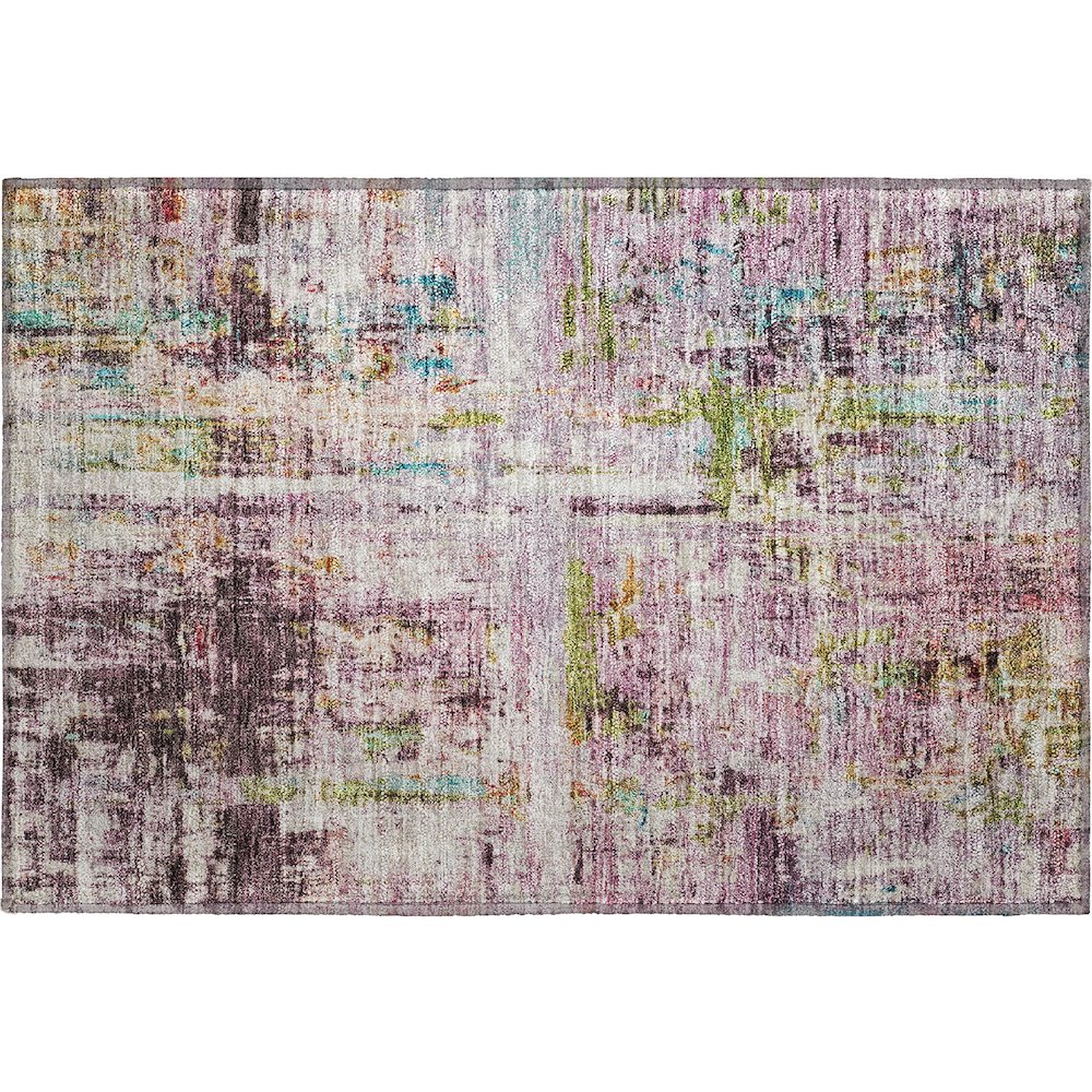 Premium Machine Washable Mayfield AMF1194 Lavender 1'8" x 2'6" Rug. Picture 1