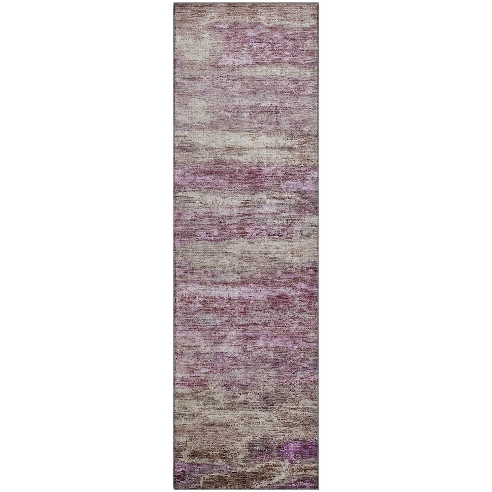 Premium Machine Washable Mayfield AMF1196 Blush 2'3" x 7'6" Runner Rug. Picture 1