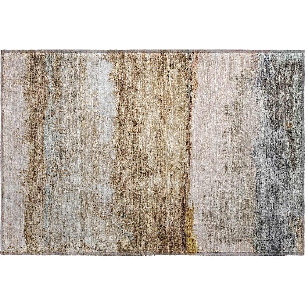 Premium Machine Washable Mayfield AMF1197 Beige 1'8" x 2'6" Rug. Picture 1