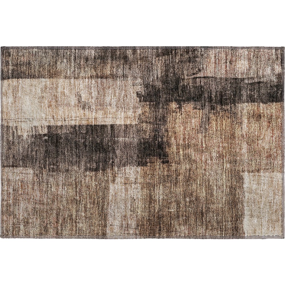 Premium Machine Washable Mayfield AMF1202 Brown 1'8" x 2'6" Rug. Picture 1