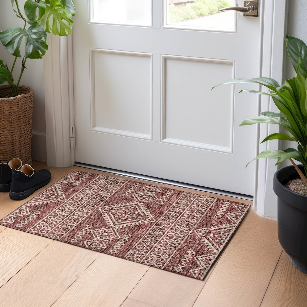 Premium Machine Washable Mayfield  Canyon 1'8" x 2'6" Rug. Picture 5