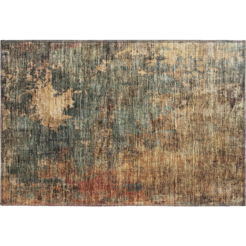 Premium Machine Washable Mayfield AMF1211 Sage 1'8" x 2'6" Rug. Picture 1
