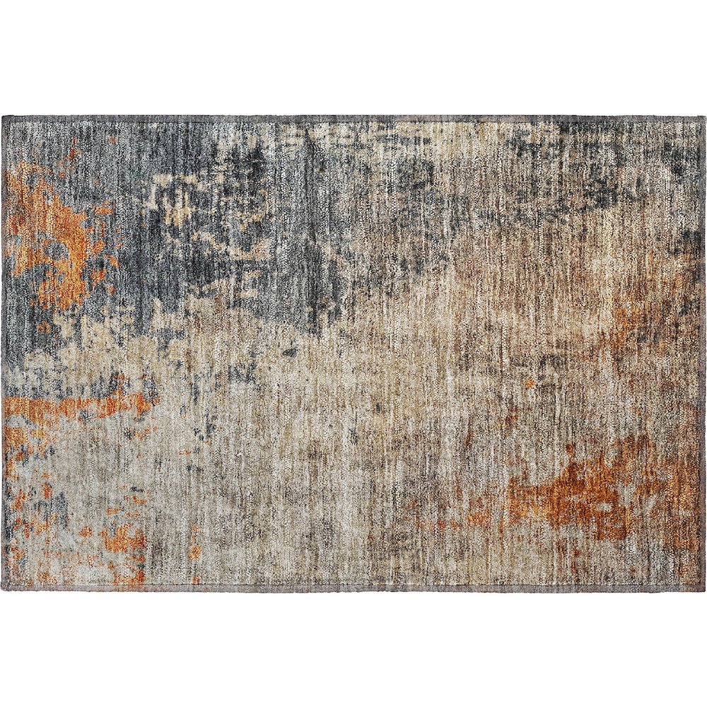 Premium Machine Washable Mayfield AMF1212 Khaki 1'8" x 2'6" Rug. Picture 1