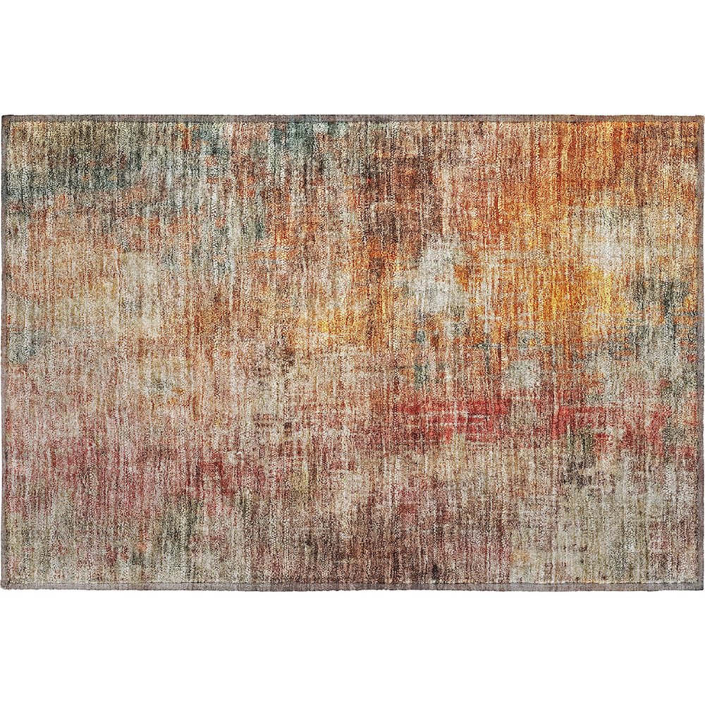 Premium Machine Washable Mayfield AMF1213 Tan 1'8" x 2'6" Rug. Picture 1