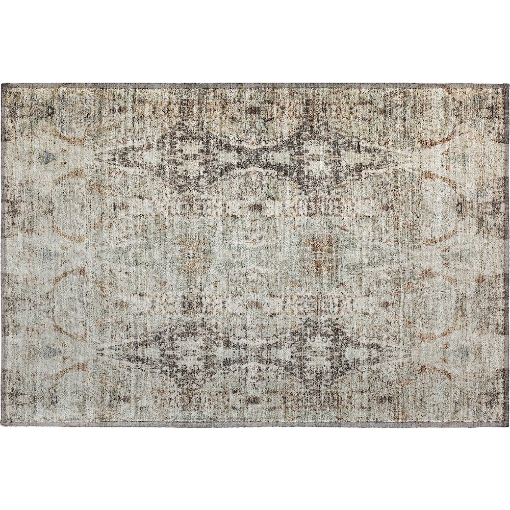 Premium Machine Washable Mayfield AMF1222 Linen 1'8" x 2'6" Rug. Picture 1