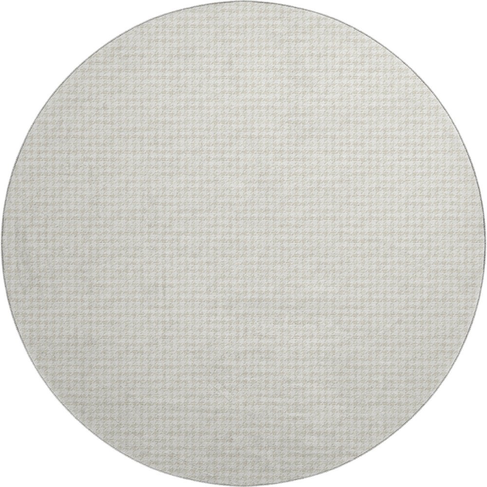 Premium Machine Washable Mayfield  Linen 8' x 8' Round Rug. Picture 1