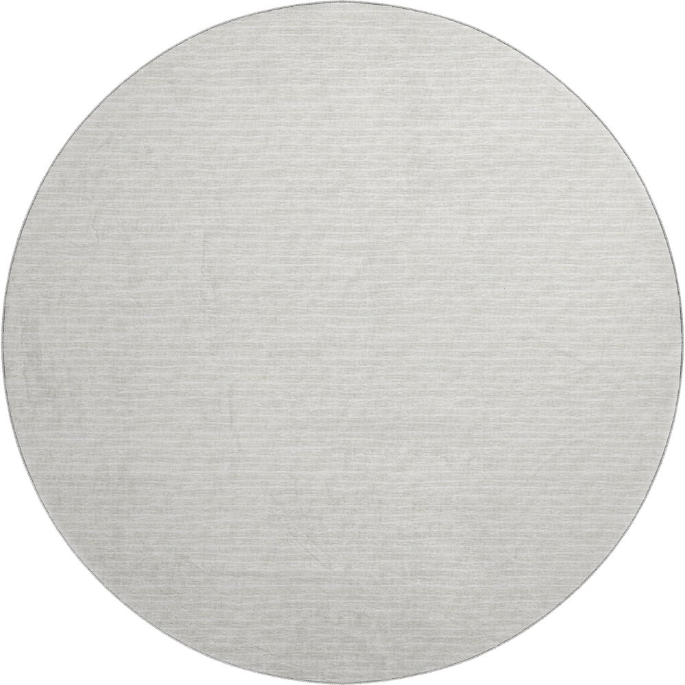 Premium Machine Washable Mayfield  Linen 8' x 8' Round Rug. Picture 1