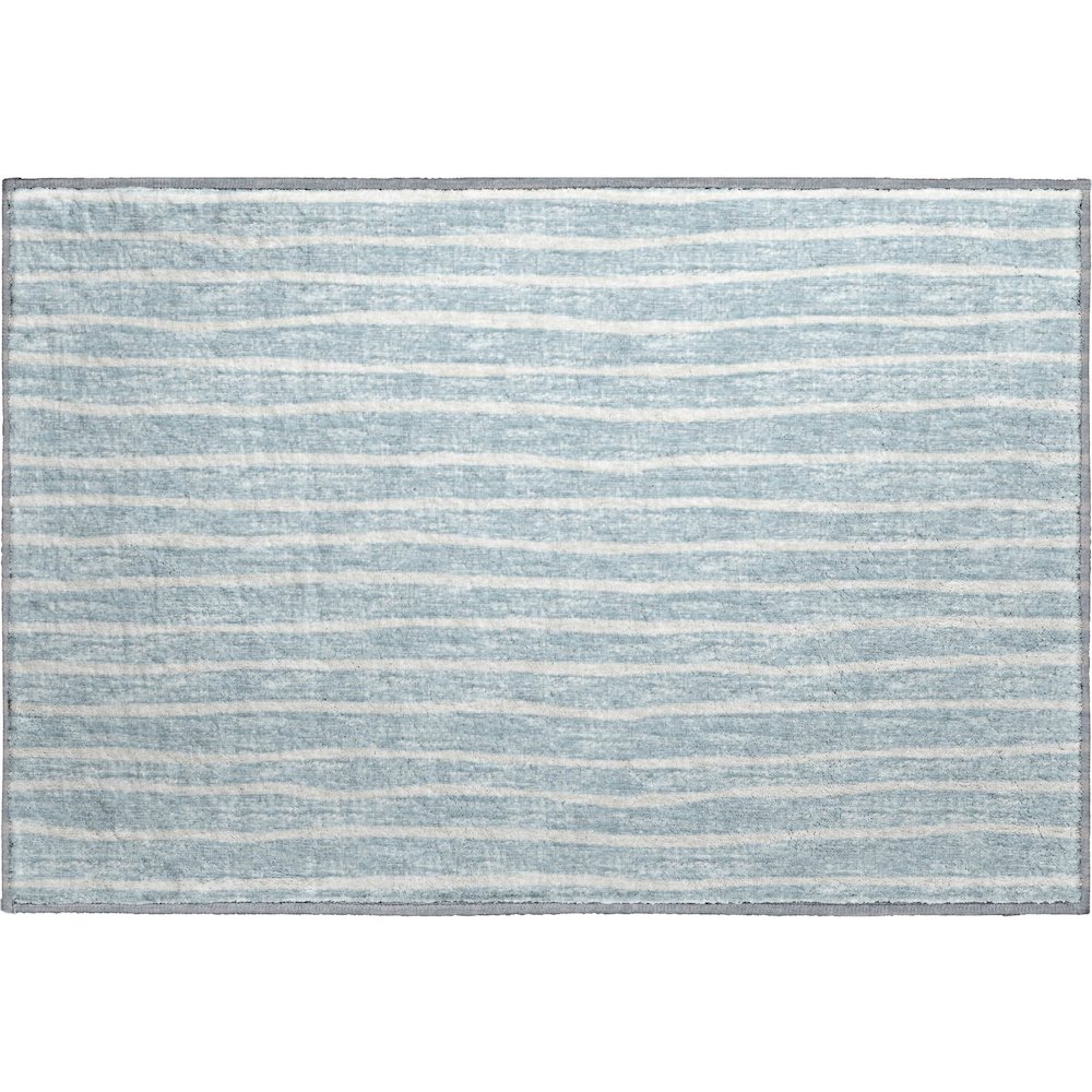 Premium Machine Washable Mayfield  Sky 1'8" x 2'6" Rug. Picture 1