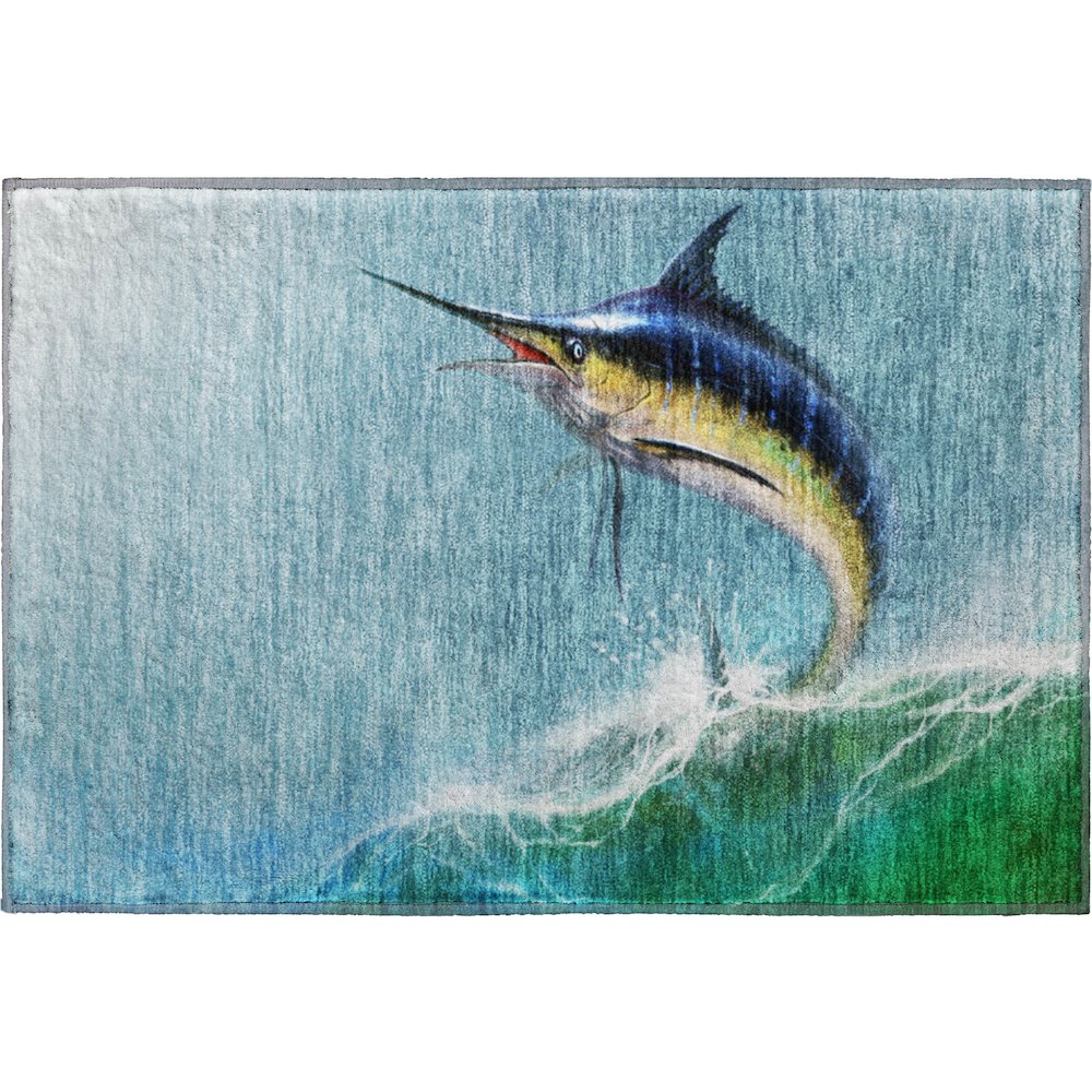 Premium Machine Washable Mayfield  Bermuda 1'8" x 2'6" Rug. Picture 1
