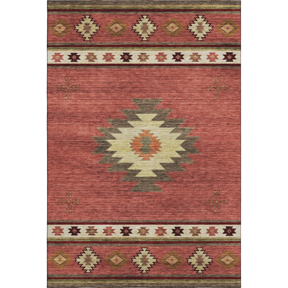 Premium Machine Washable Mayfield  Spice 2'6" x 3'10" Rug. Picture 1