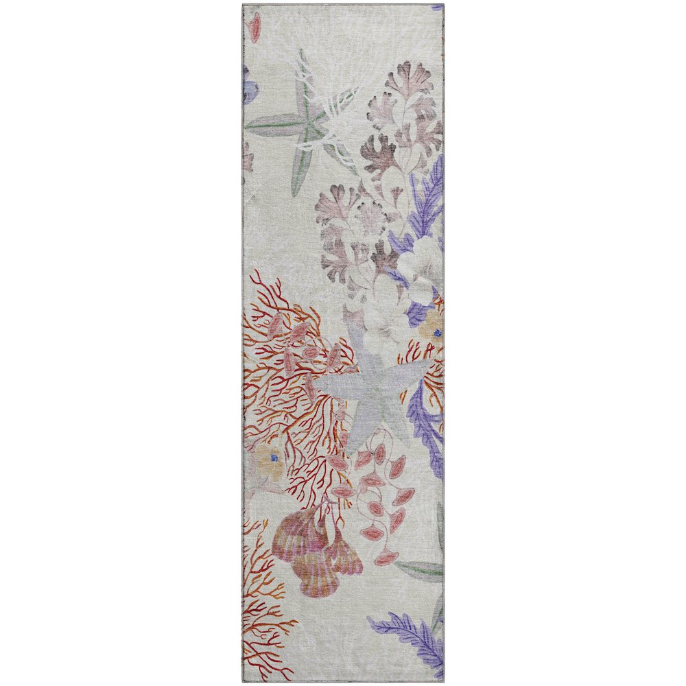 Premium Machine Washable Mayfield  Spice 2'3" x 7'6" Runner Rug. Picture 1