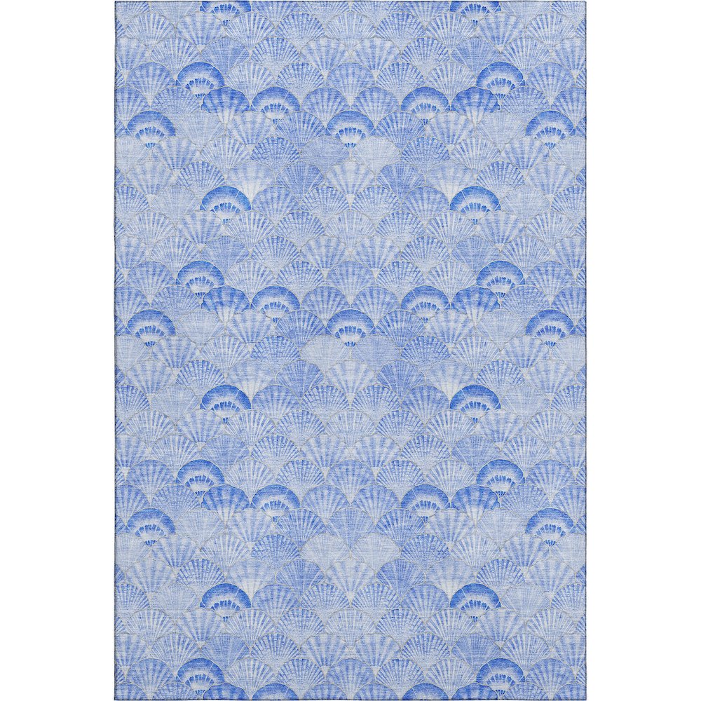 Premium Machine Washable Mayfield  Blue 2'6" x 3'10" Rug. Picture 1