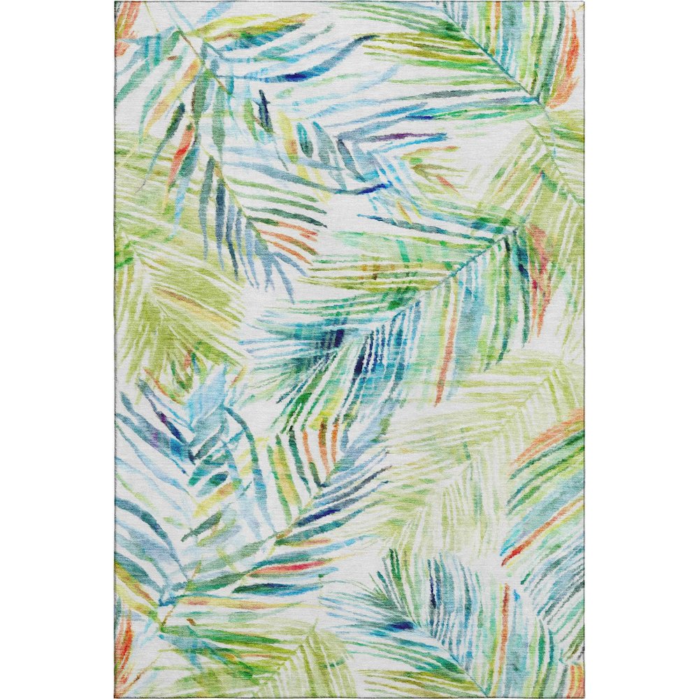 Premium Machine Washable Mayfield  Multi 2'6" x 3'10" Rug. Picture 1